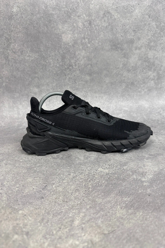 Salomon Alphacross 4 Women’s Trail Running Shoes UK 6 Triple Black