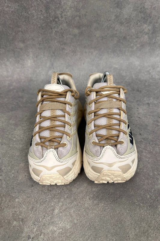 Hoka One One Mafate Three2 Trail Running Shoes UK 6 Cream Tan