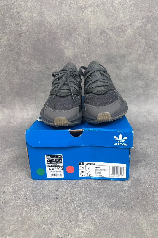 Adidas Ozweego Women’s Trainers UK 7 Grey Five Black Gum GX1832 New
