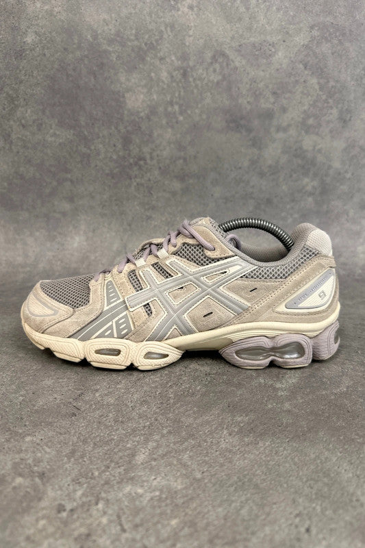 Asics Gel-Nimbus 9 Men’s Trainers UK 8.5 Grey Cream Off-White Y2K