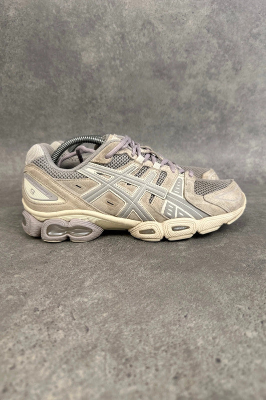 Asics Gel-Nimbus 9 Men’s Trainers UK 8.5 Grey Cream Off-White Y2K