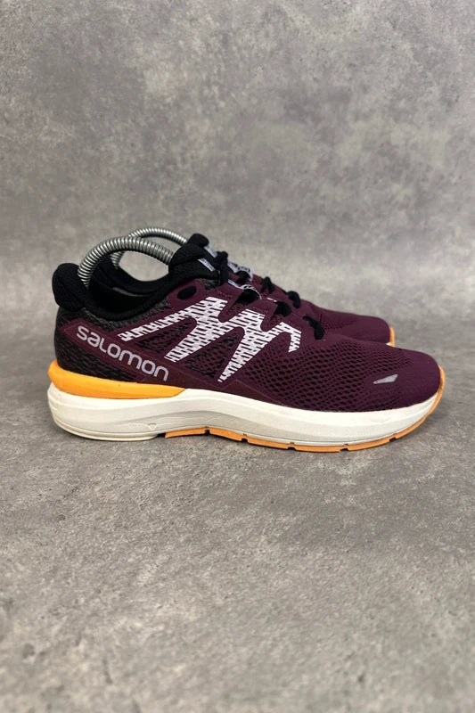 Salomon Sonic 5 Confidence Women’s Running Shoes UK 5.5 Purple Orange