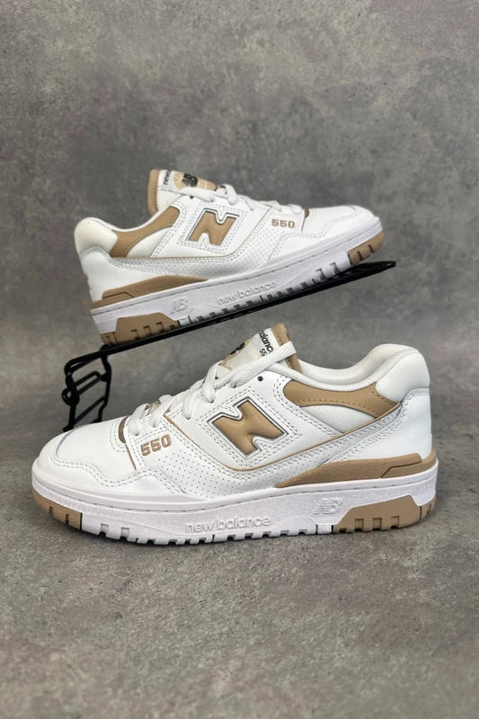 New Balance 550 Women’s Trainers UK 5 White Beige BBW550BT
