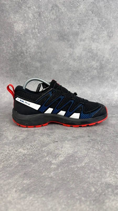 Salomon XA Pro Women’s Trail Running Shoes UK 3.5 Black Blue Red White