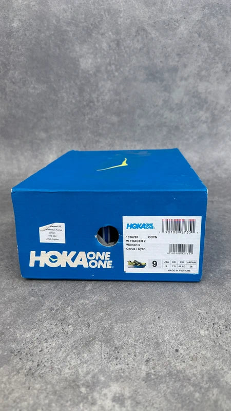 Hoka Tracer 2 Women’s Running Shoes UK 7.5 Yellow Brand New