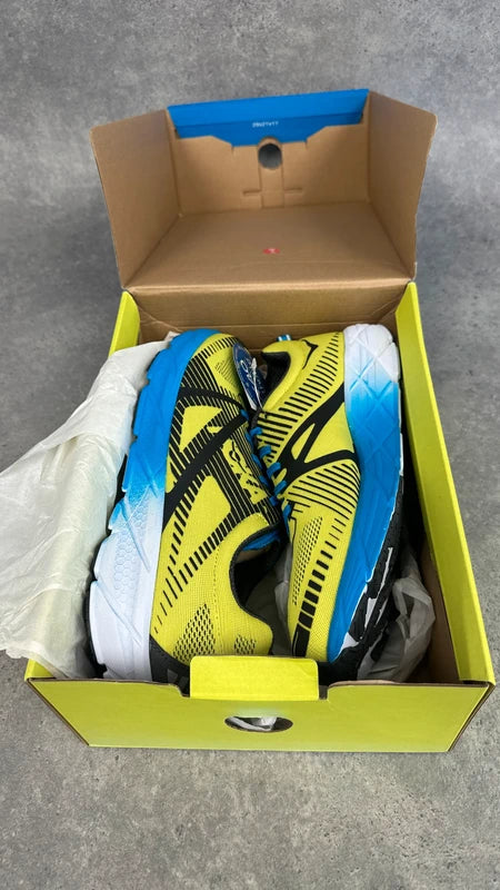Hoka Tracer 2 Women’s Running Shoes UK 7.5 Yellow Brand New