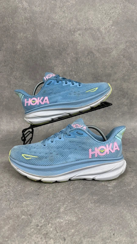 Hoka Clifton 9 Women’s Running Shoes UK 7 Blue