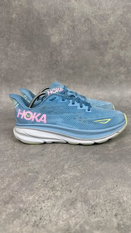 Hoka Clifton 9 Women’s Running Shoes UK 7 Blue