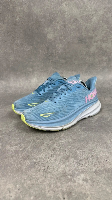Hoka Clifton 9 Women’s Running Shoes UK 7 Blue