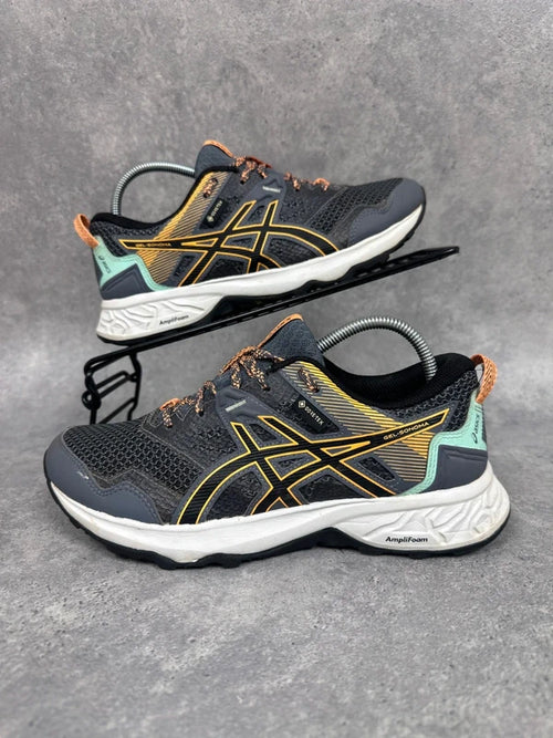 Asics Gel Sonoma 6 GTX Trail Running Shoes Black Grey Womens UK5