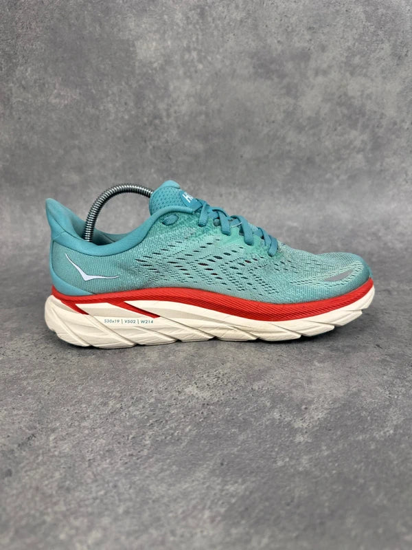 Hoka Clifton 8 Trainers Aqua Teal Womens UK6