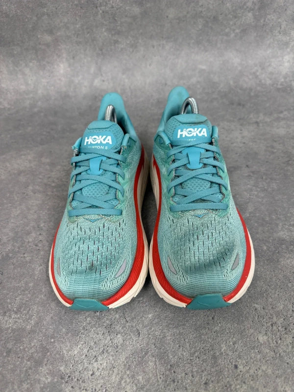 Hoka Clifton 8 Trainers Aqua Teal Womens UK6