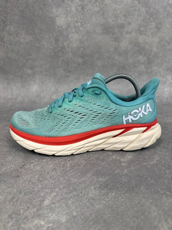 Hoka Clifton 8 Trainers Aqua Teal Womens UK6
