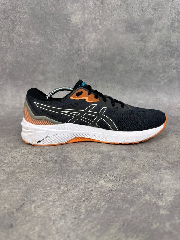 Asics GT 1000 11 Running Trainers Black Blue Mens UK7.5