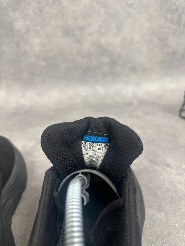 Hoka Bondi 9 Trainers Triple Black Womens UK6.5