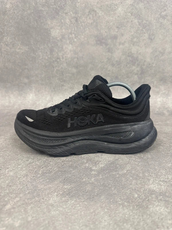 Hoka Bondi 9 Trainers Triple Black Womens UK6.5
