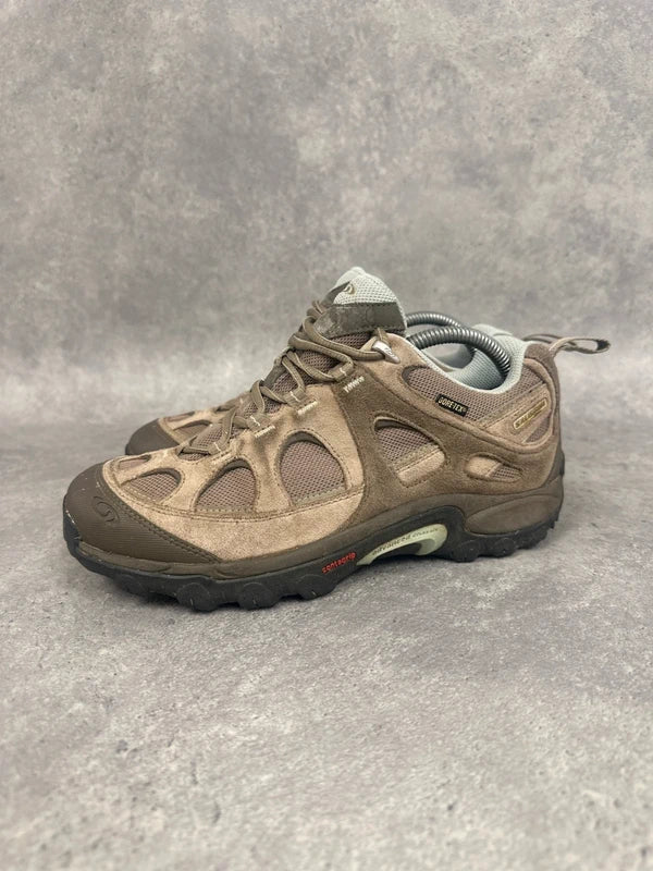 Salomon Elios 2 GTX Trail Shoes Brown Womens UK7.5