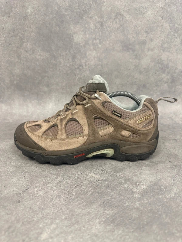Salomon Elios 2 GTX Trail Shoes Brown Womens UK7.5