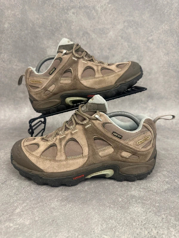 Salomon Elios 2 GTX Trail Shoes Brown Womens UK7.5