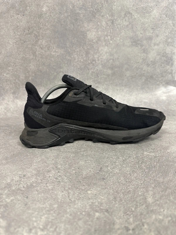 Salomon Alphacross 5 GTX Trail Running Shoes Triple Black Mens UK10