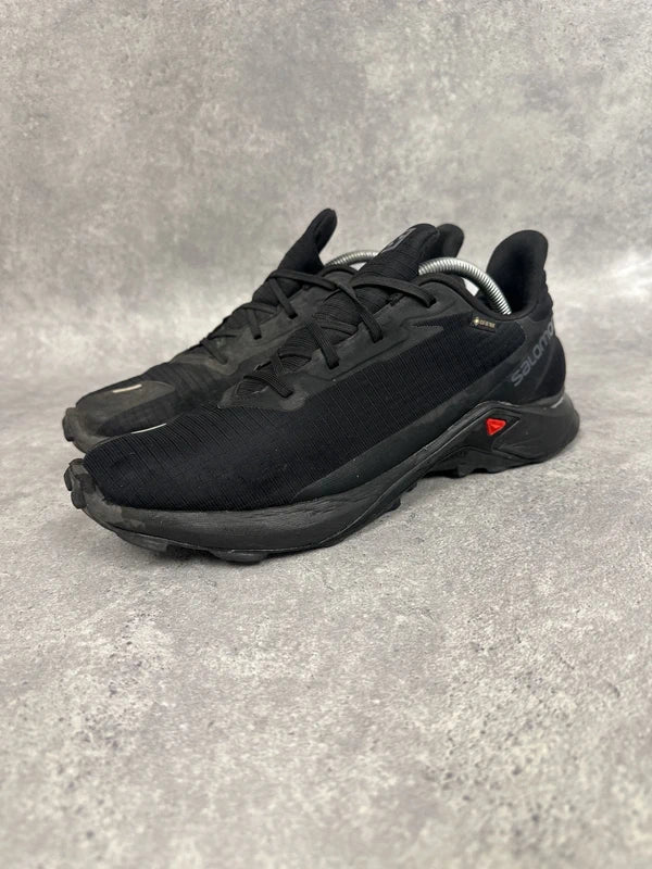 Salomon Alphacross 5 GTX Trail Running Shoes Triple Black Mens UK10