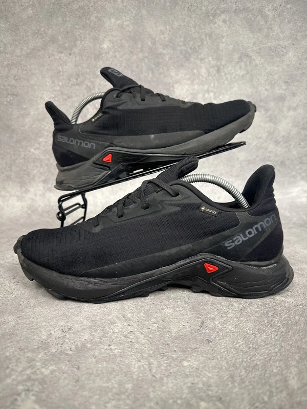 Salomon Alphacross 5 GTX Trail Running Shoes Triple Black Mens UK10