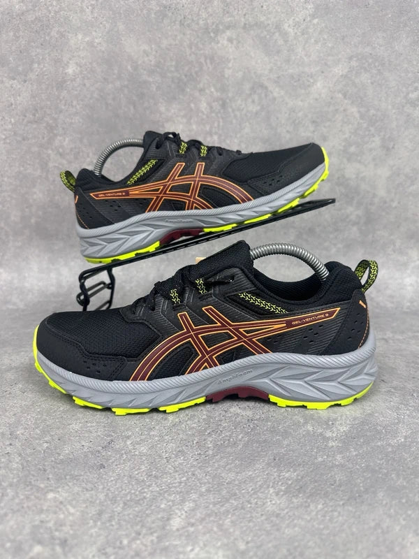 Asics Gel Venture 9 Trail Running Shoes Grey Mens UK7.5 New