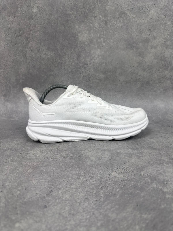 Hoka Clifton 8 Running Shoes White Mens UK7.5