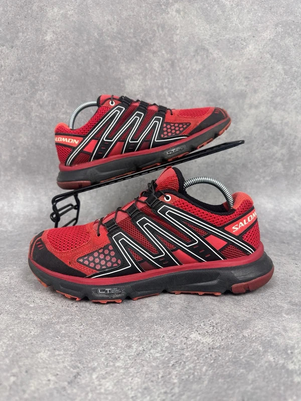 Salomon XR Mission Trail Running Shoes Red Womens UK6