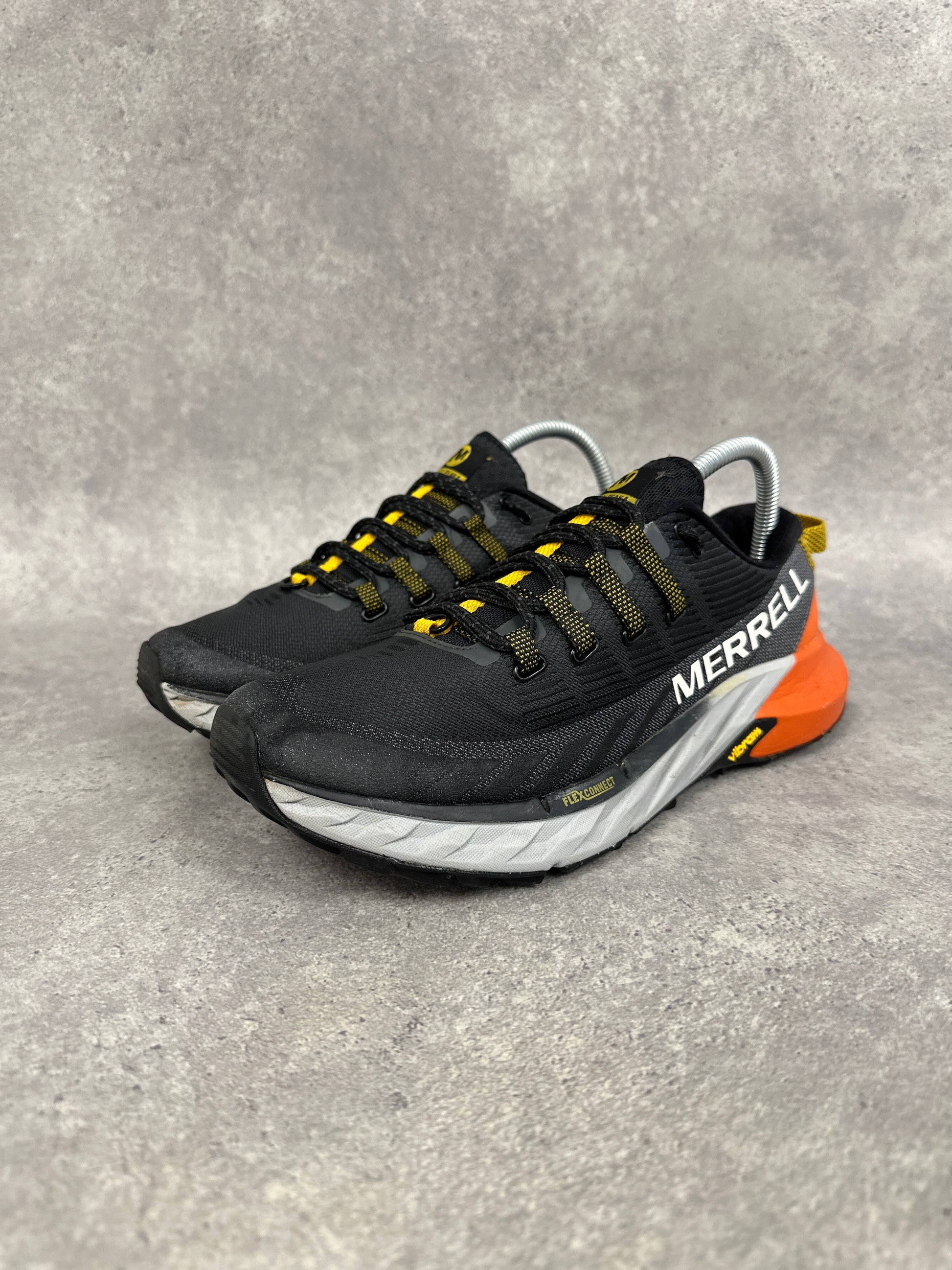 Merrell MTL Long Sky 2 Trail Running Shoes UK 7.5 Black Orange