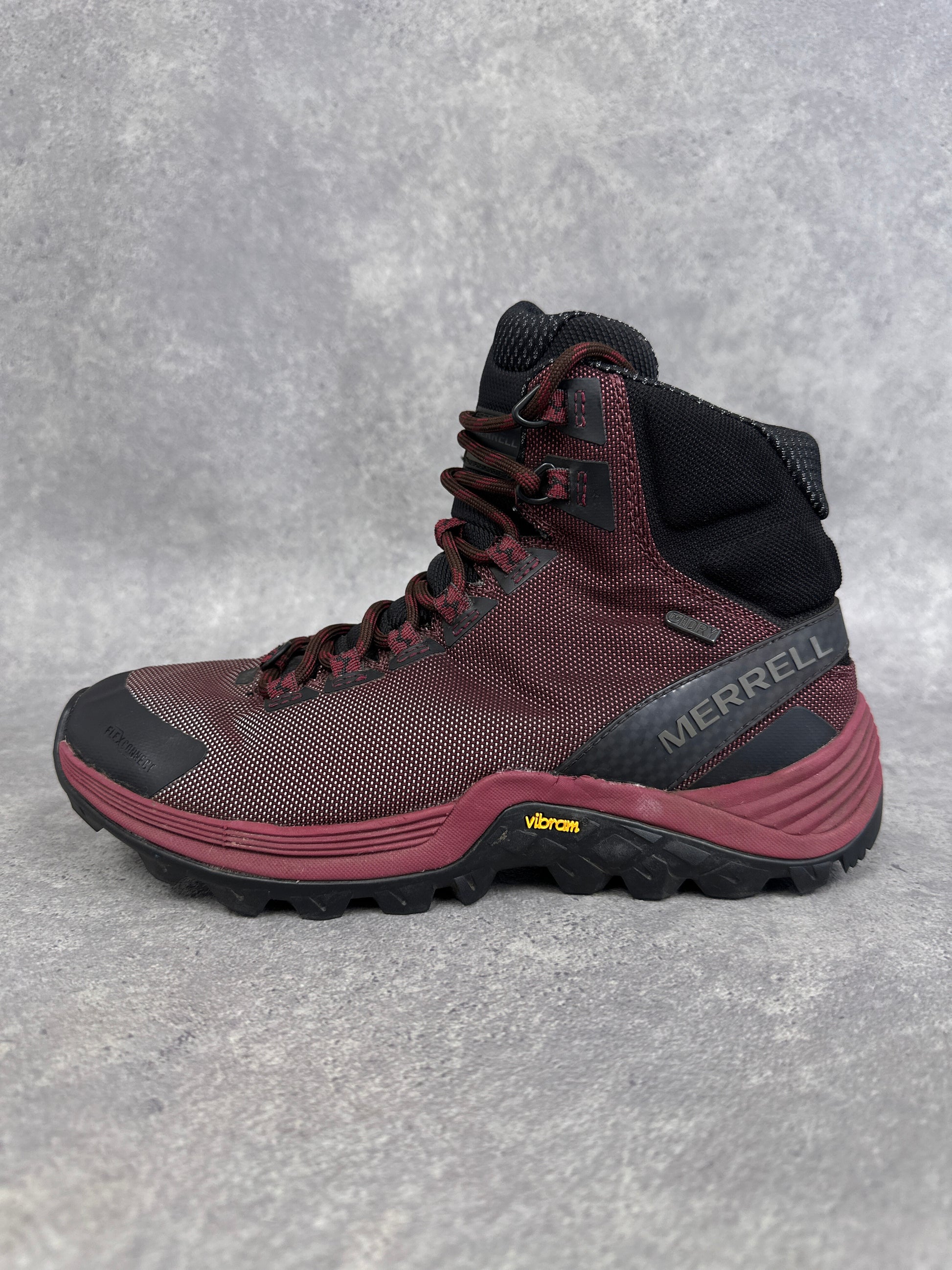 Merrell Bravada Thermo Hiking Boots UK 5.5 Burgundy