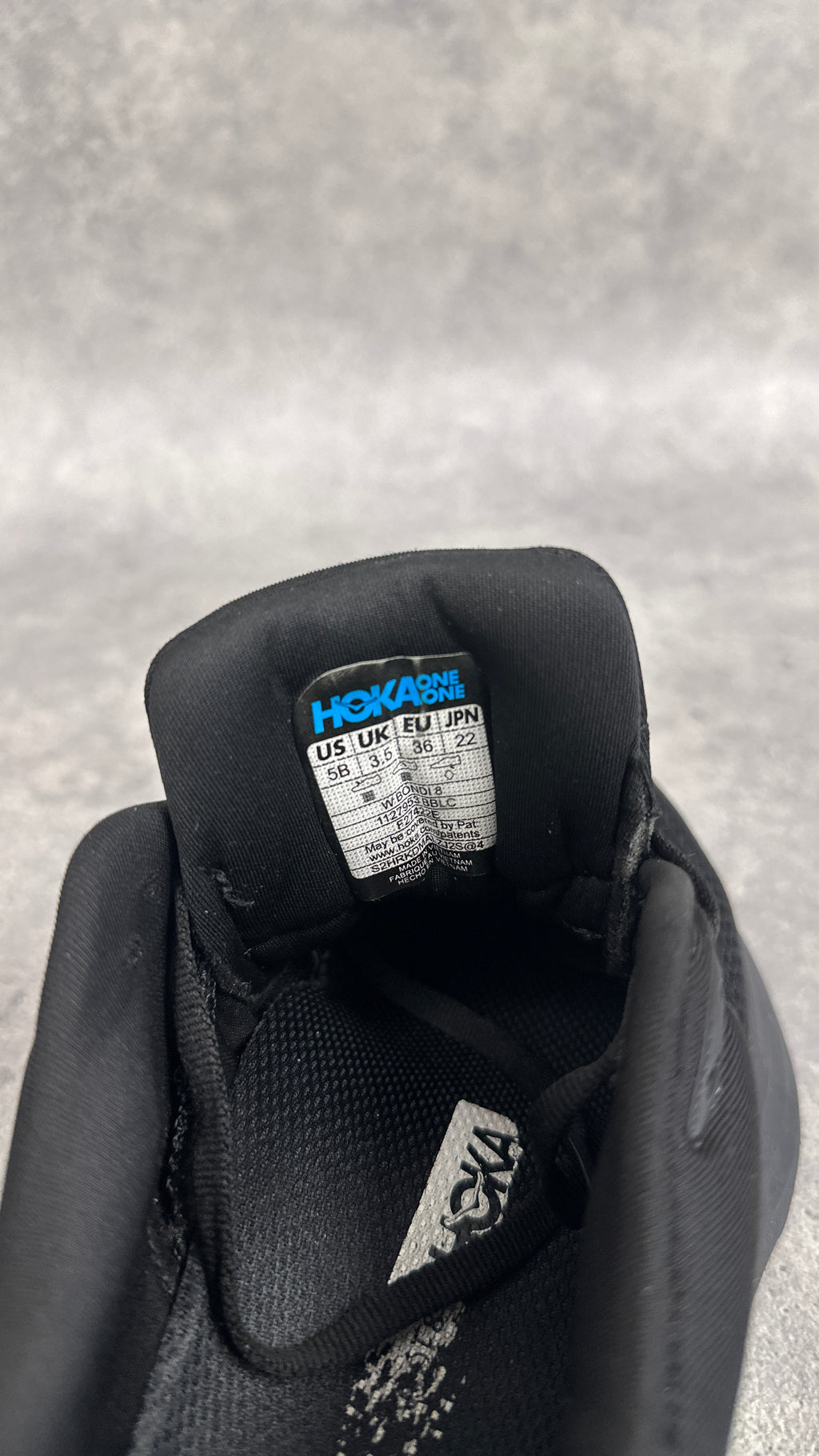 Hoka Bondi 8 Running Shoes Women’s UK 3.5 Black
