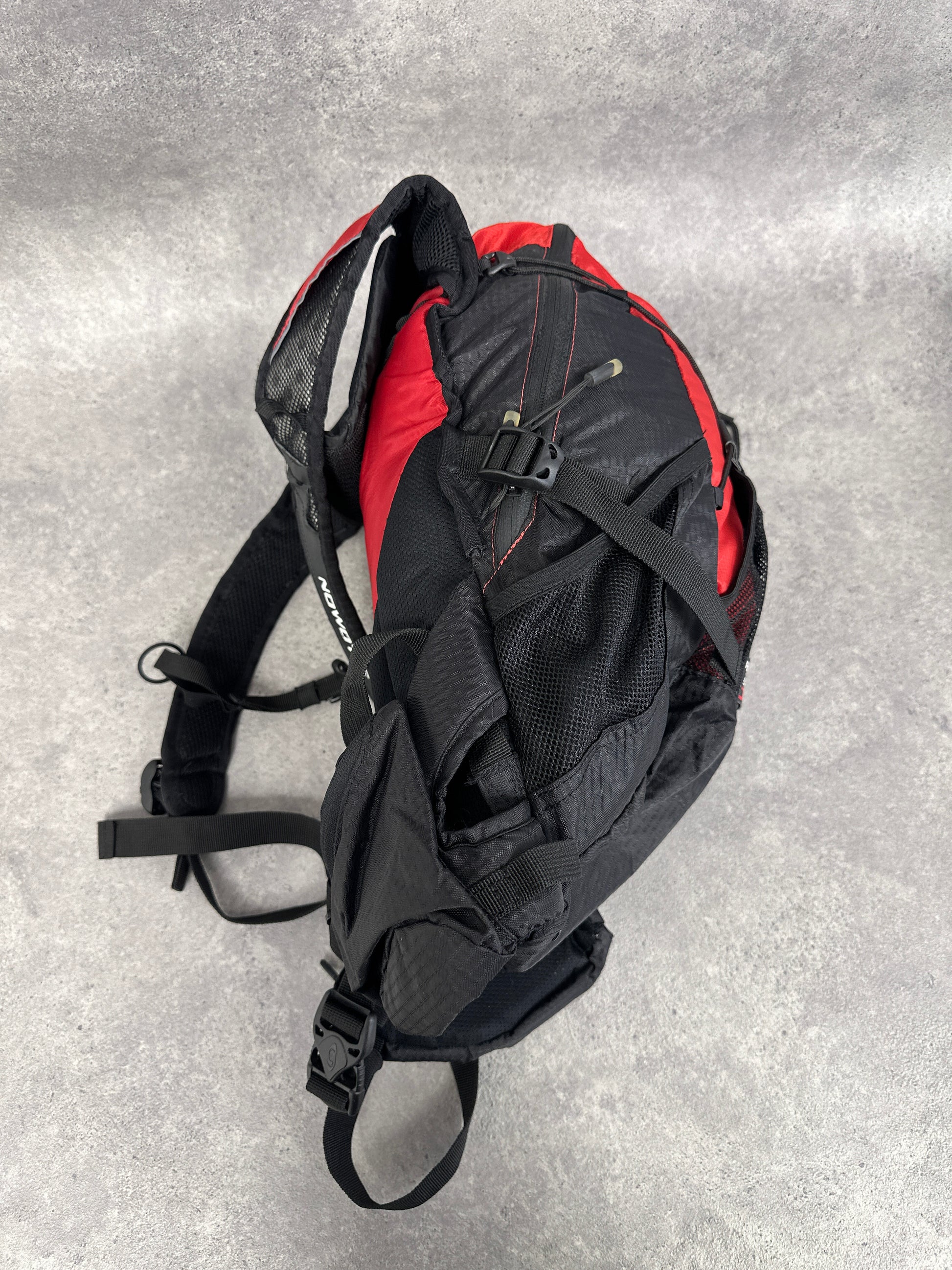 Salomon Raid Revo 20 Trail Running Hydration Backpack Red Black