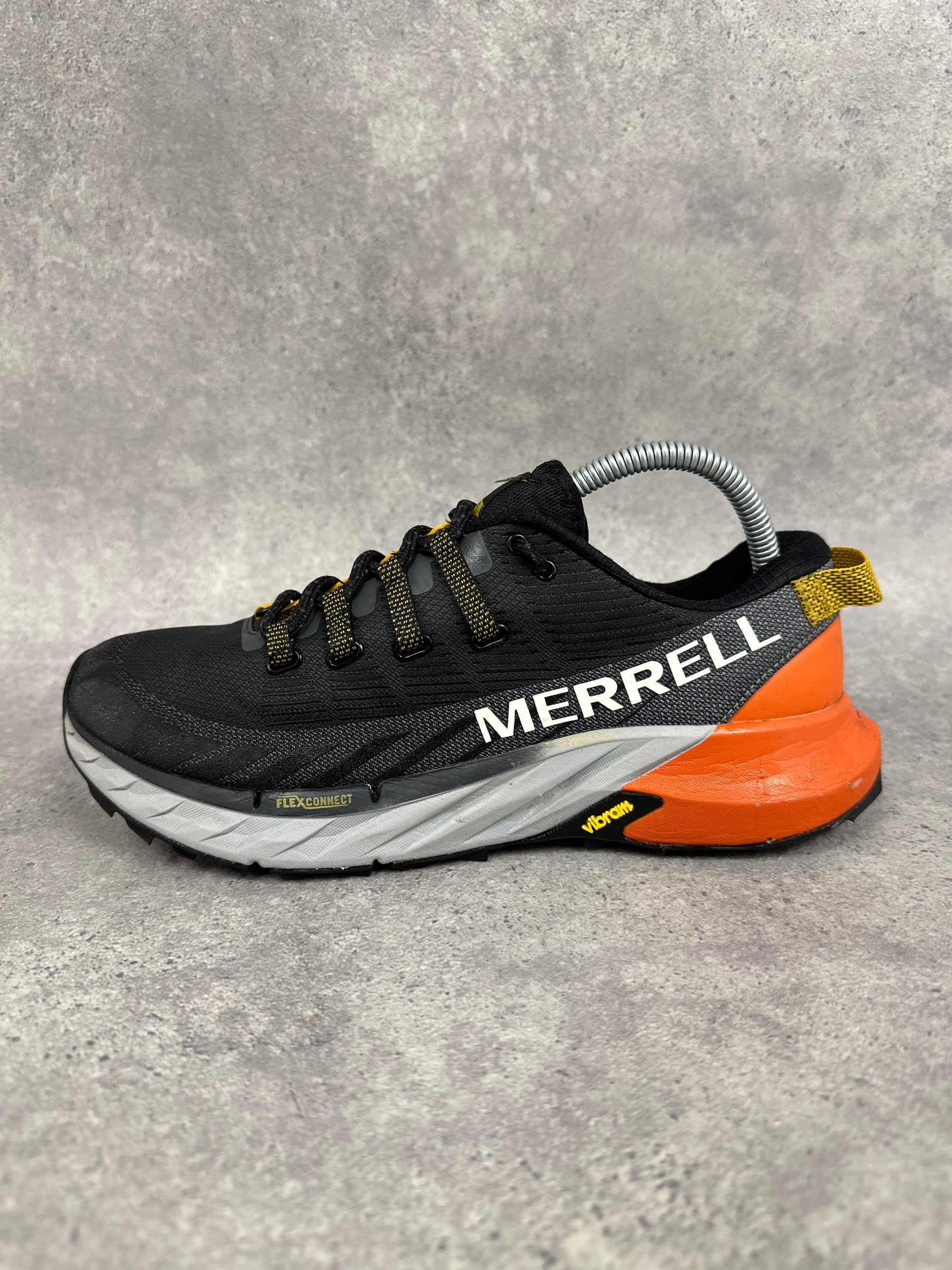 Merrell MTL Long Sky 2 Trail Running Shoes UK 7.5 Black Orange