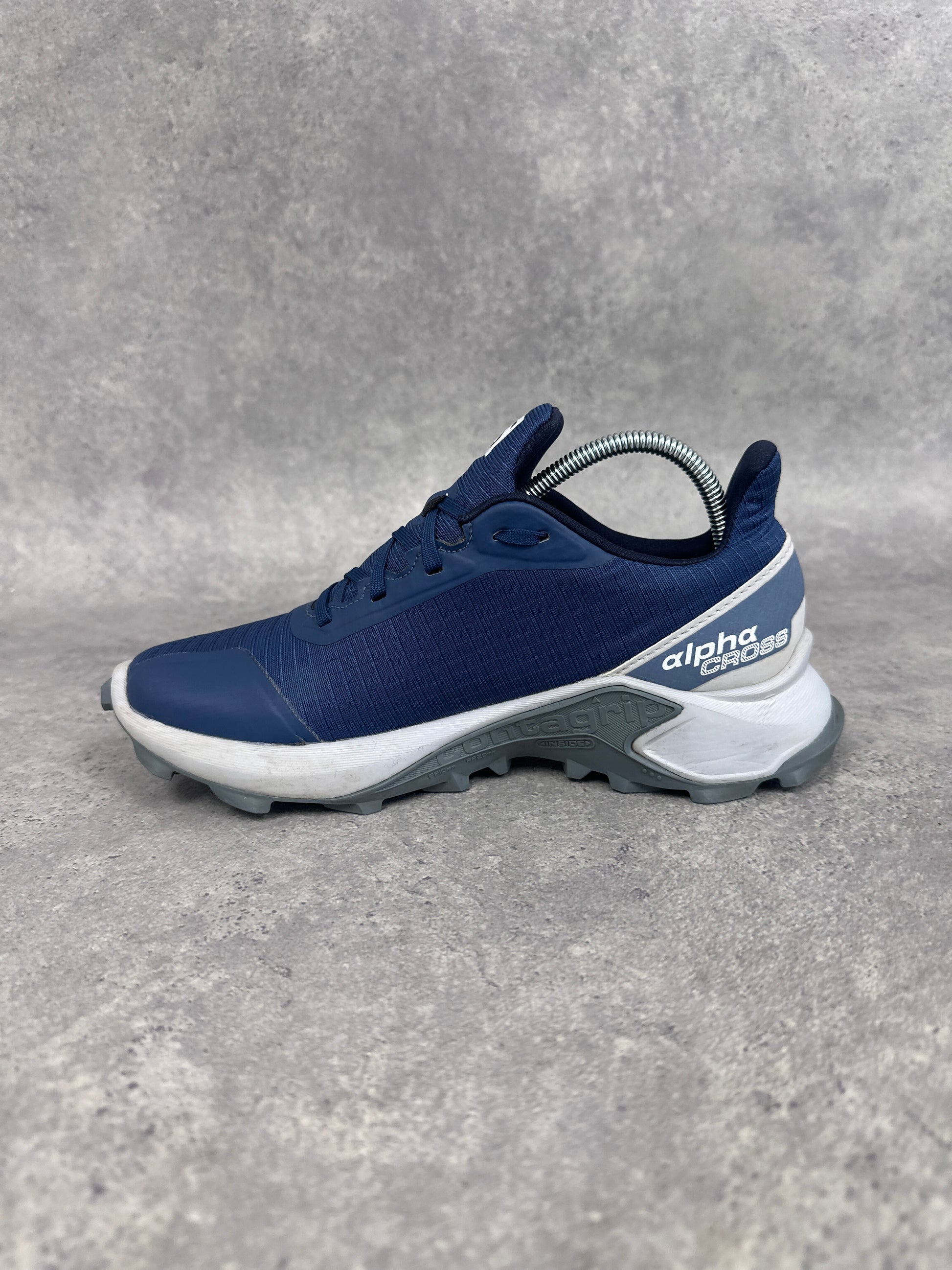 Salomon Alphacross GTX Women’s Trail Shoes UK 5 Navy Waterproof
