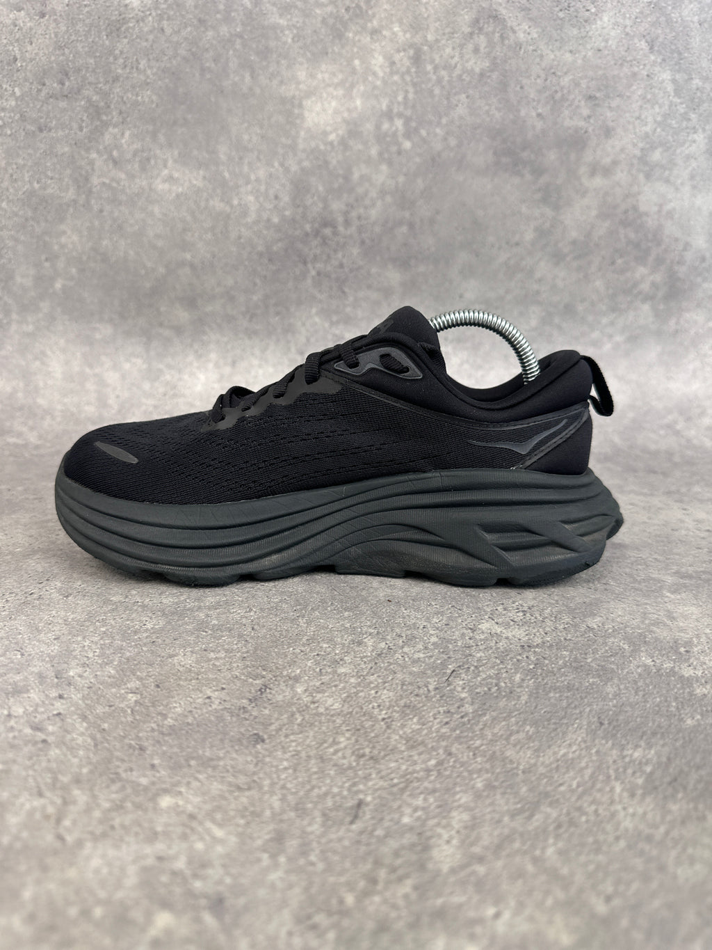 Hoka Bondi 8 Road Running Shoes UK 5.5 Triple Black