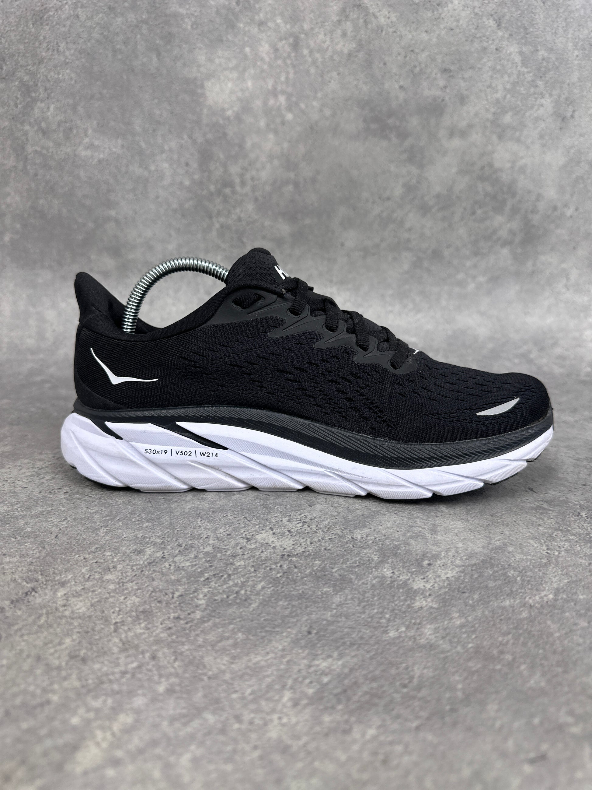 Hoka Clifton 8 Women’s Running Shoes UK 5 Triple Black