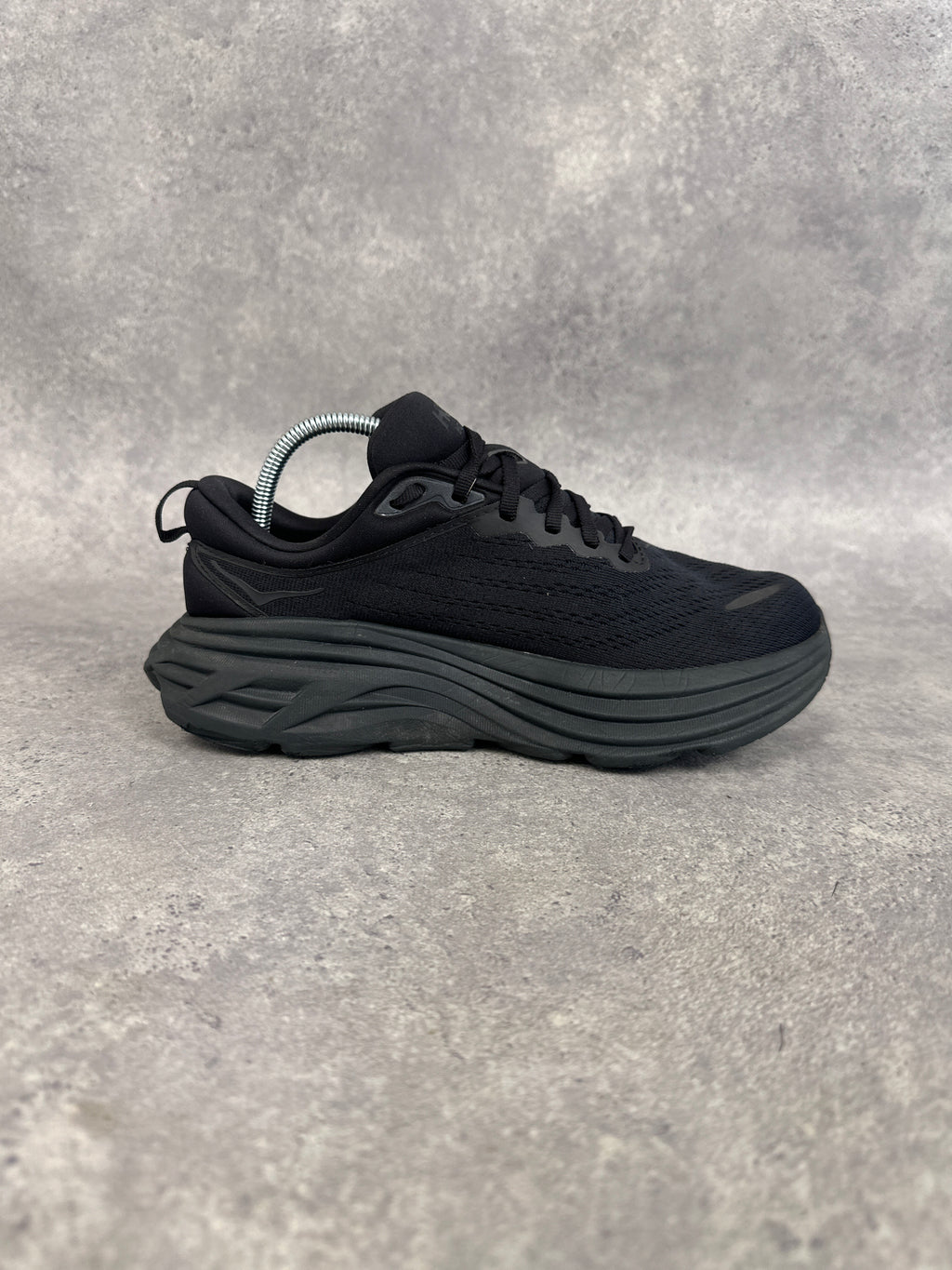 Hoka Bondi 8 Road Running Shoes UK 5.5 Triple Black