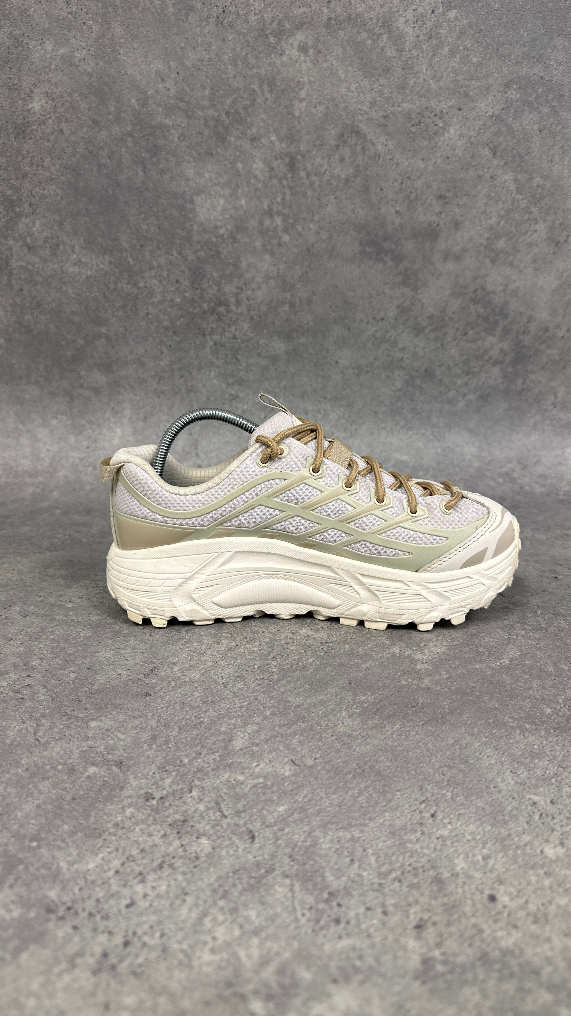 Hoka Mafate Three2 Trail Running Shoes Women’s UK 6 Cream Tan
