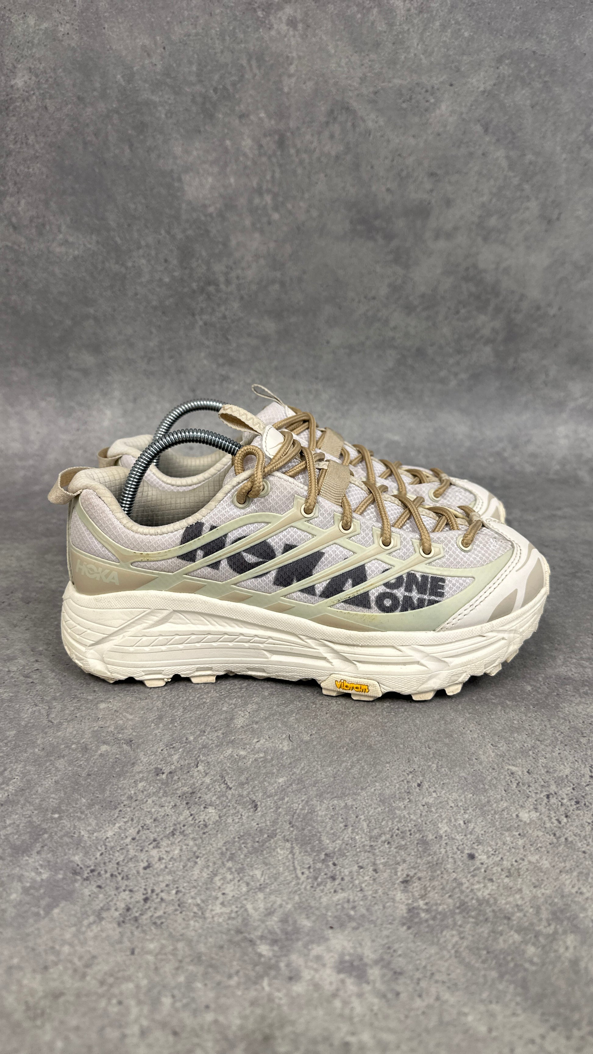 Hoka Mafate Three2 Trail Running Shoes Women’s UK 6 Cream Tan