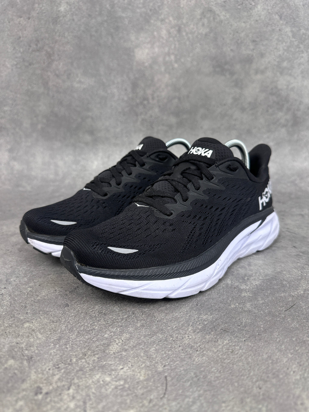 Hoka Clifton 8 Women’s Running Shoes UK 5 Triple Black