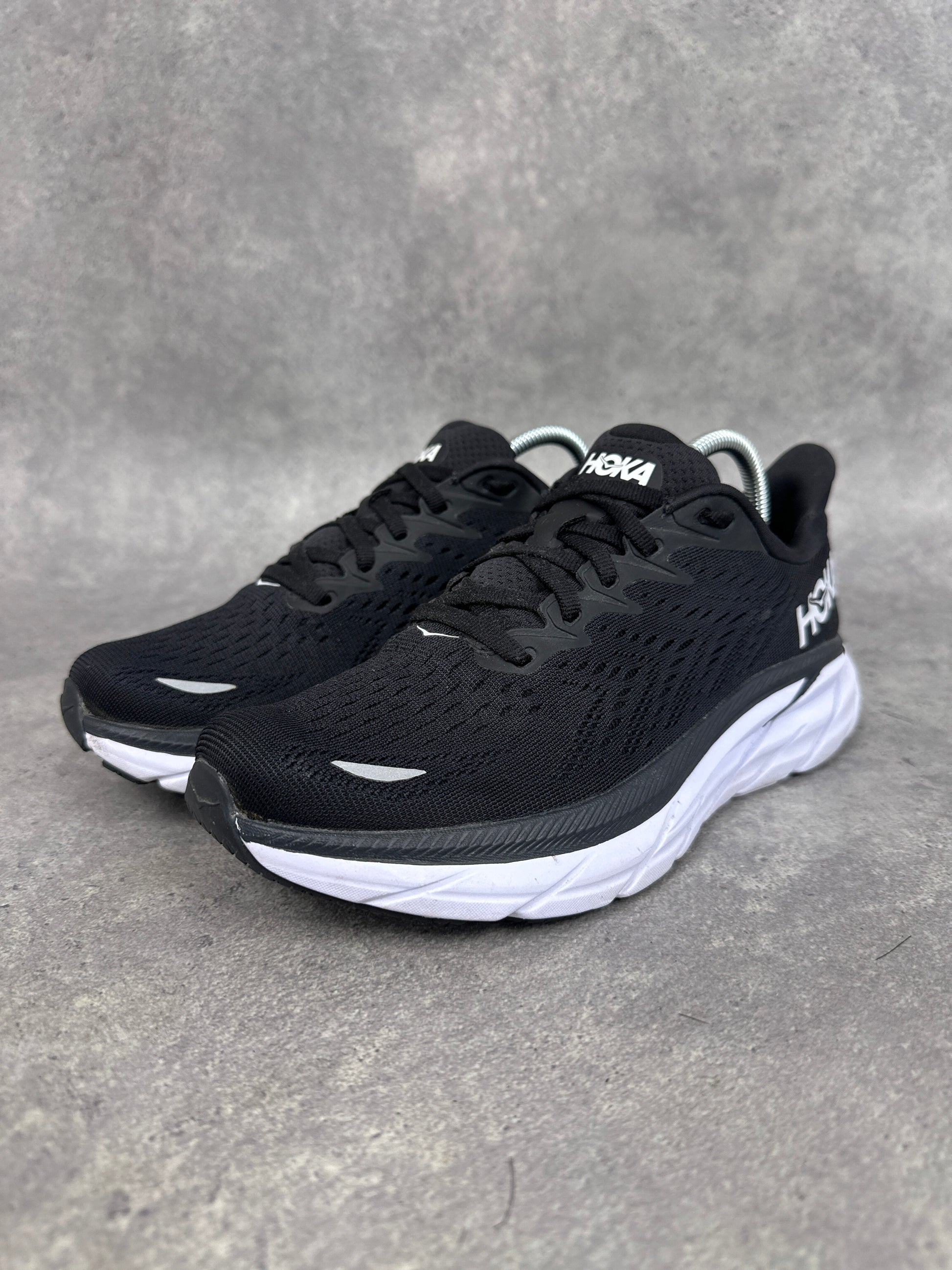 Hoka Clifton 8 Women’s Running Shoes UK 5 Triple Black
