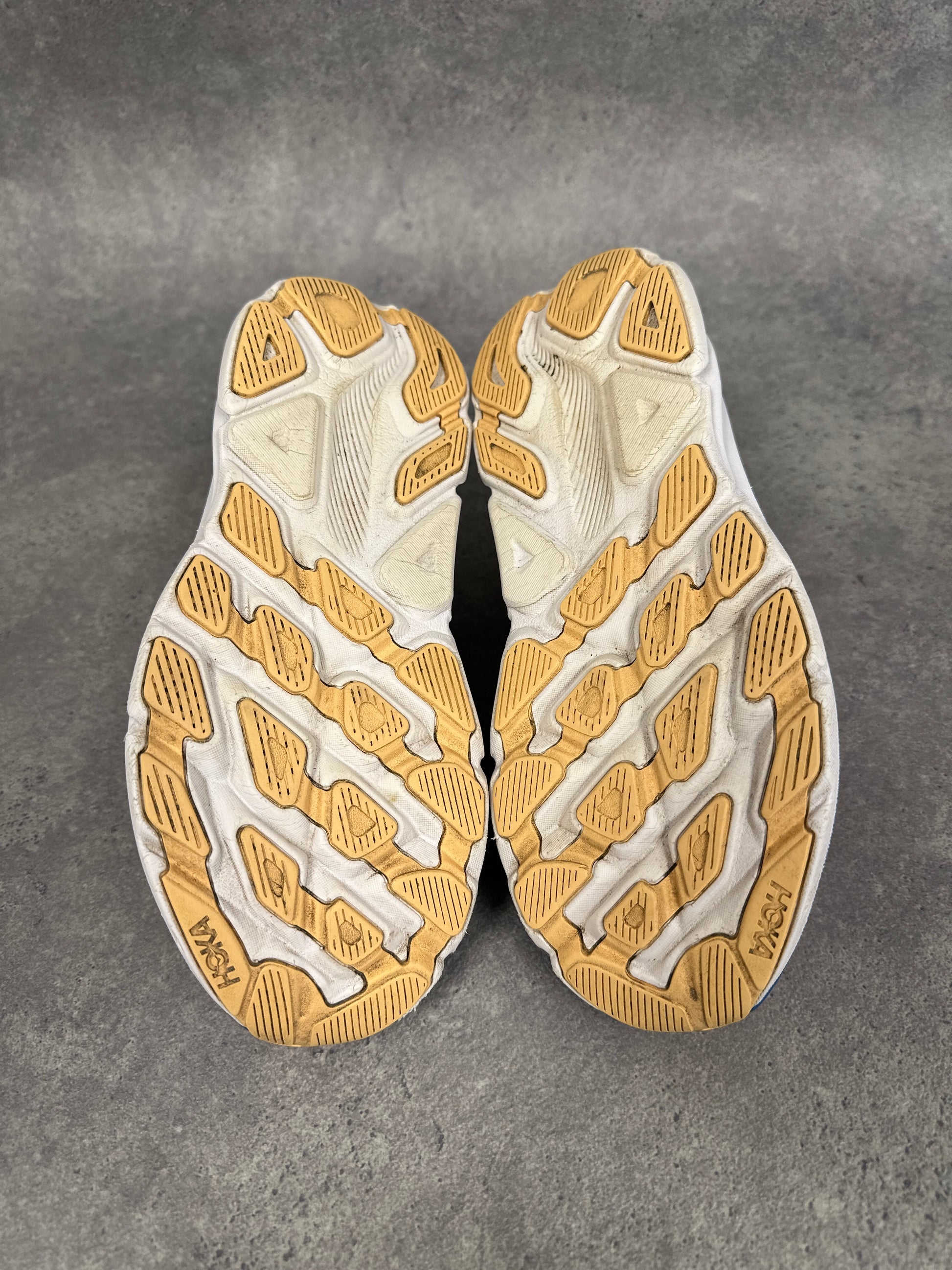 Hoka Clifton 9 Running Shoes Pink Blue Youth UK5