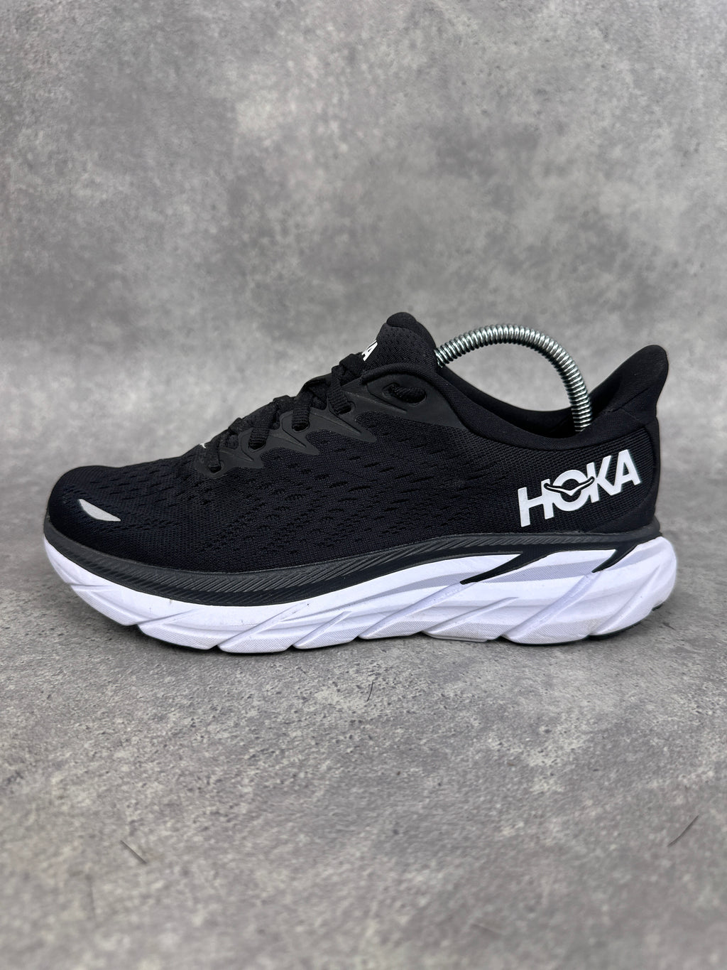 Hoka Clifton 8 Women’s Running Shoes UK 5 Triple Black
