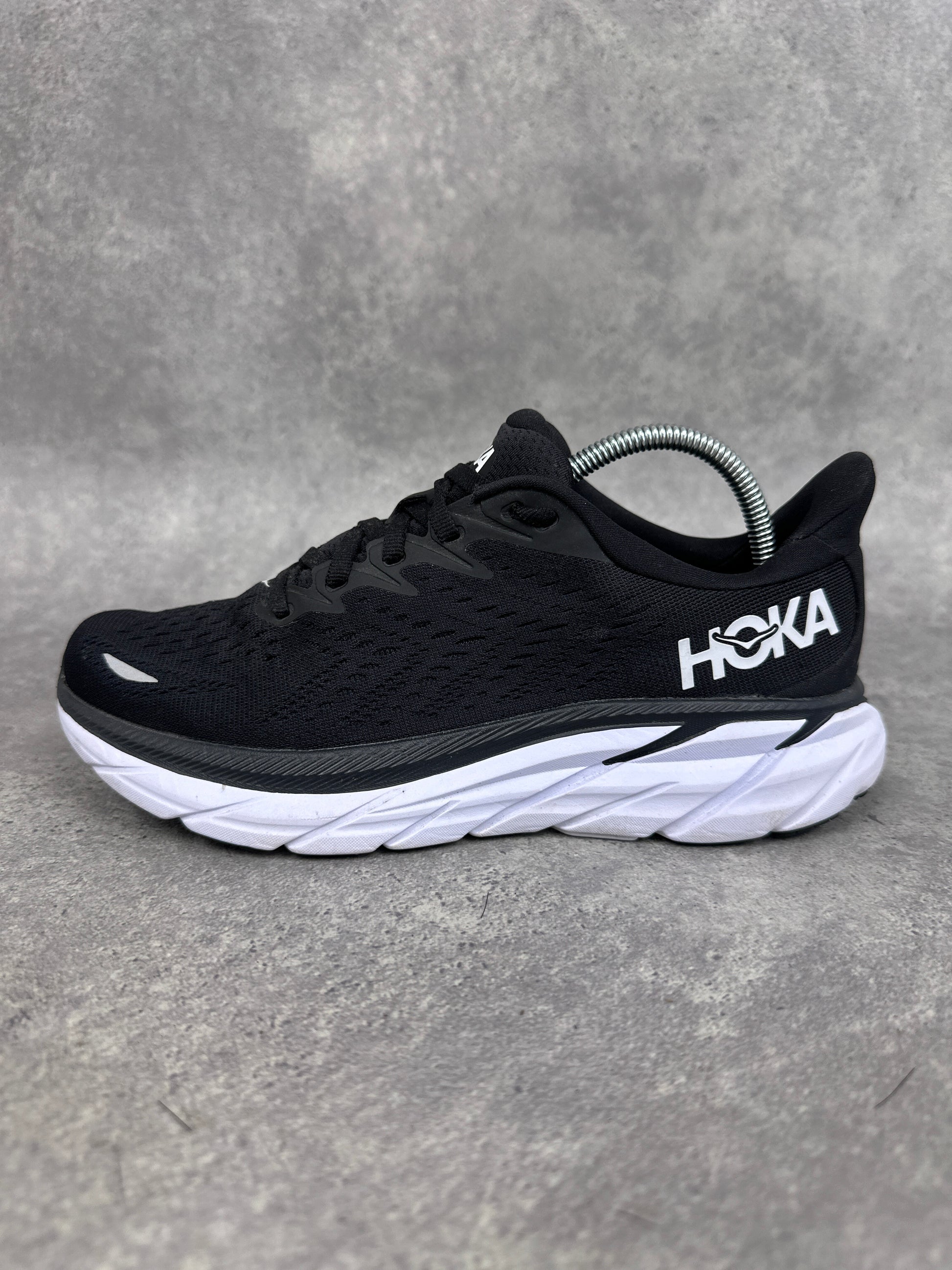 Hoka Clifton 8 Women’s Running Shoes UK 5 Triple Black
