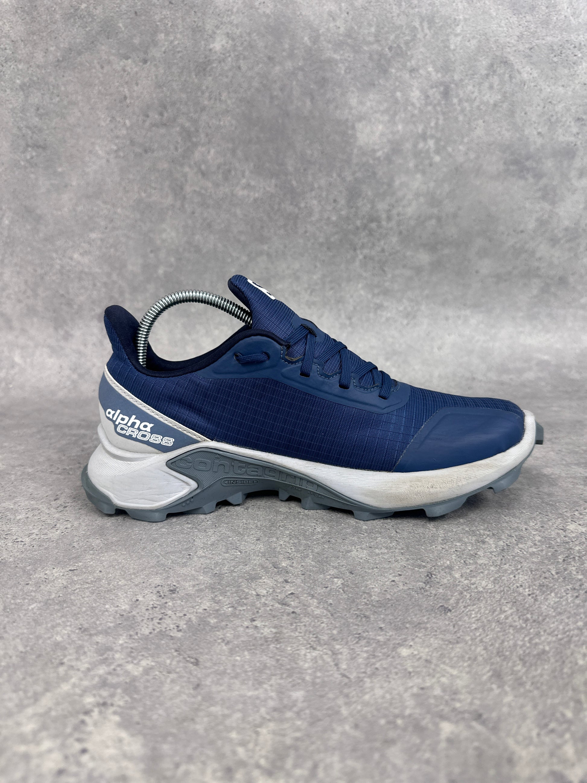 Salomon Alphacross GTX Women’s Trail Shoes UK 5 Navy Waterproof