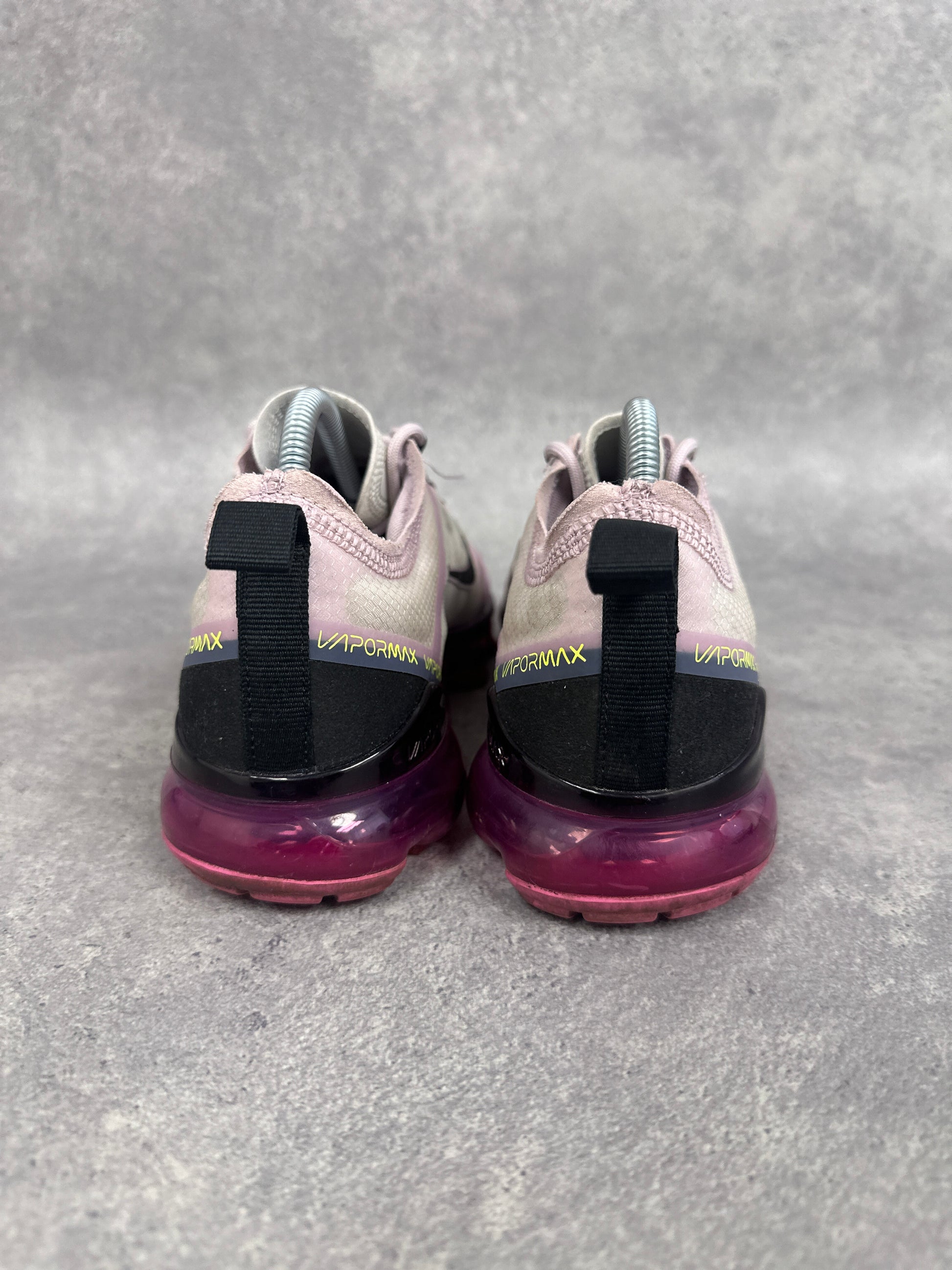 Nike Air Vapormax Trainers Pink Black Womens UK5