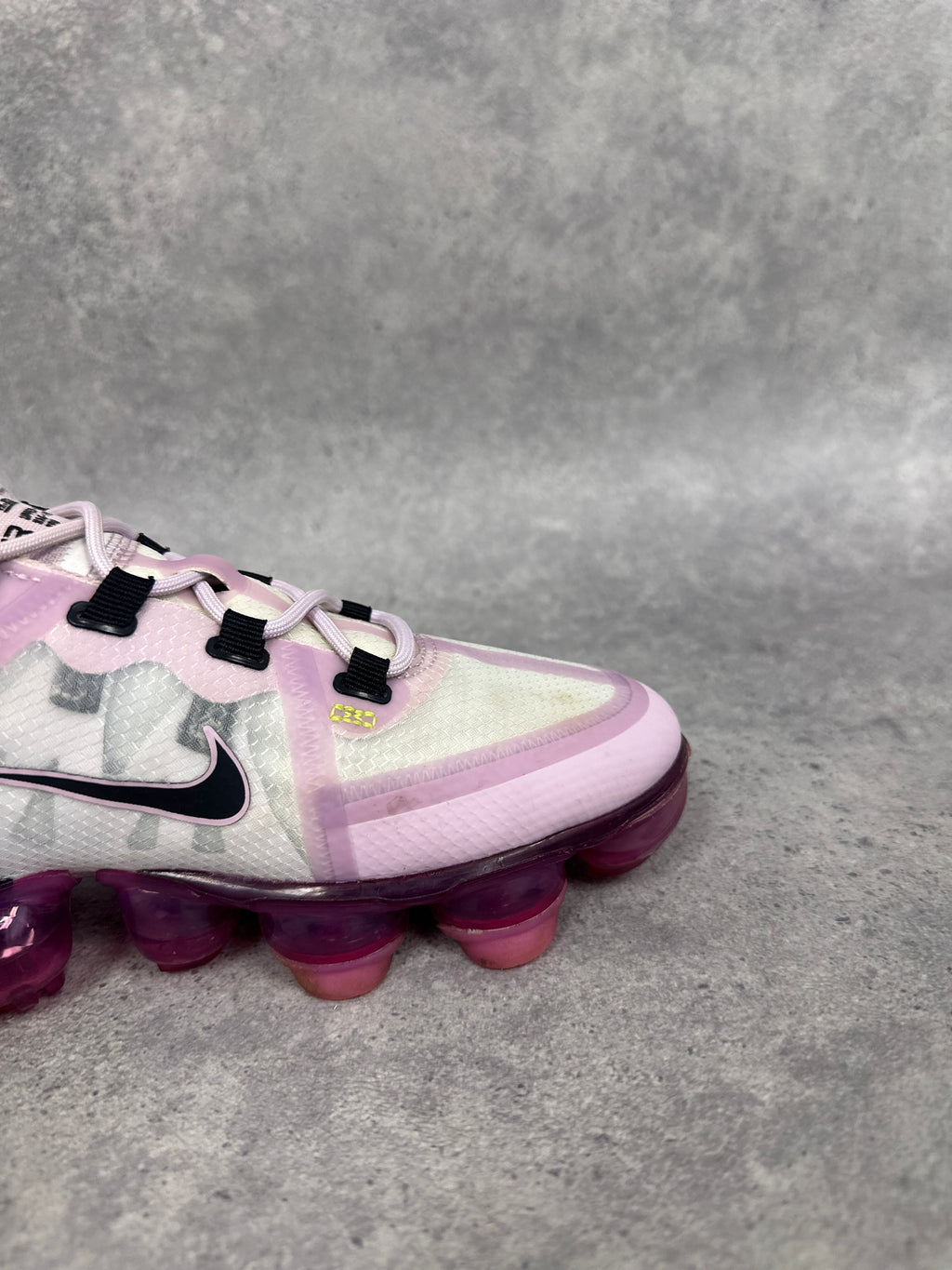 Nike Air Vapormax Trainers Pink Black Womens UK5