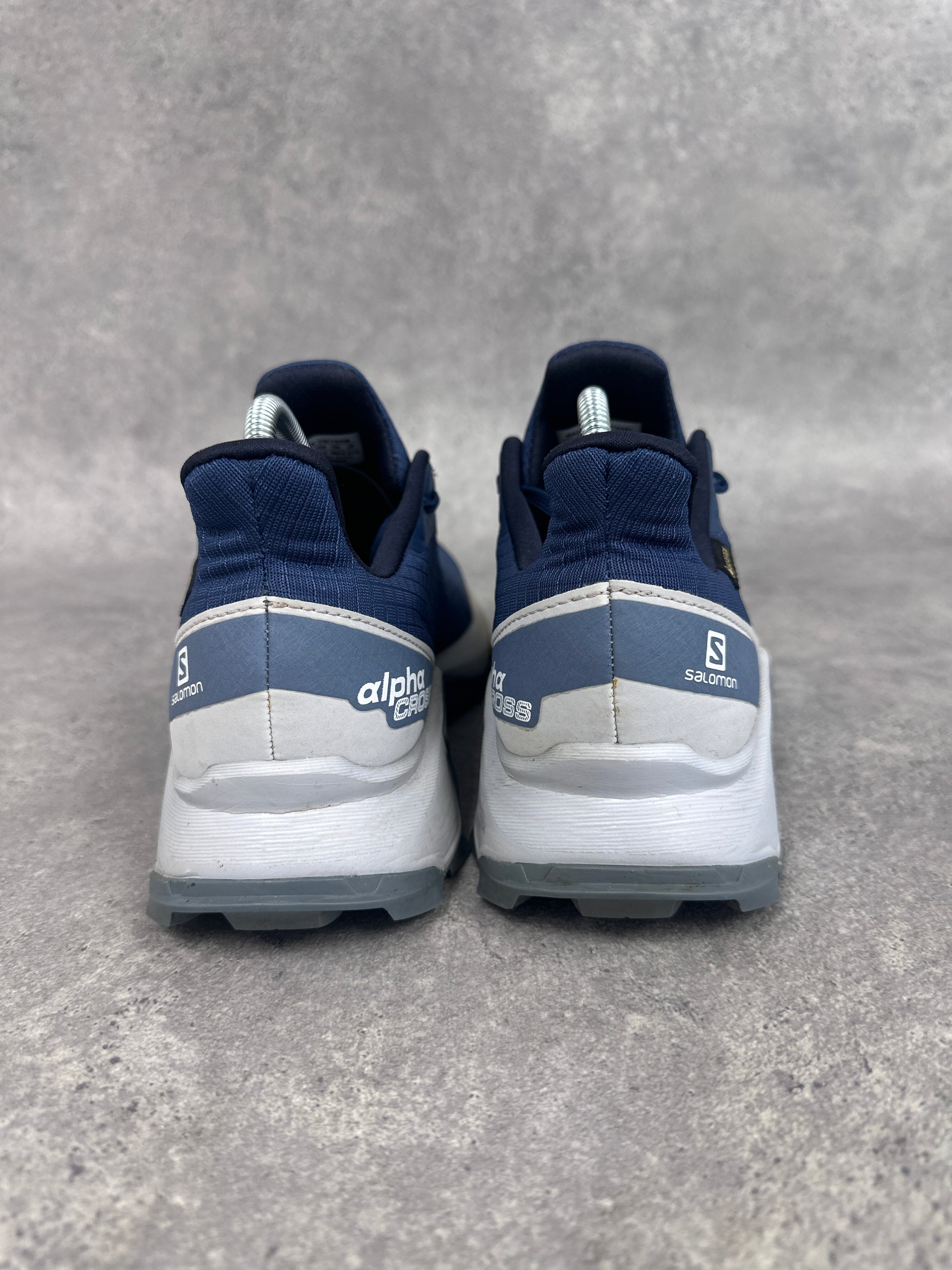 Salomon Alphacross GTX Women’s Trail Shoes UK 5 Navy Waterproof