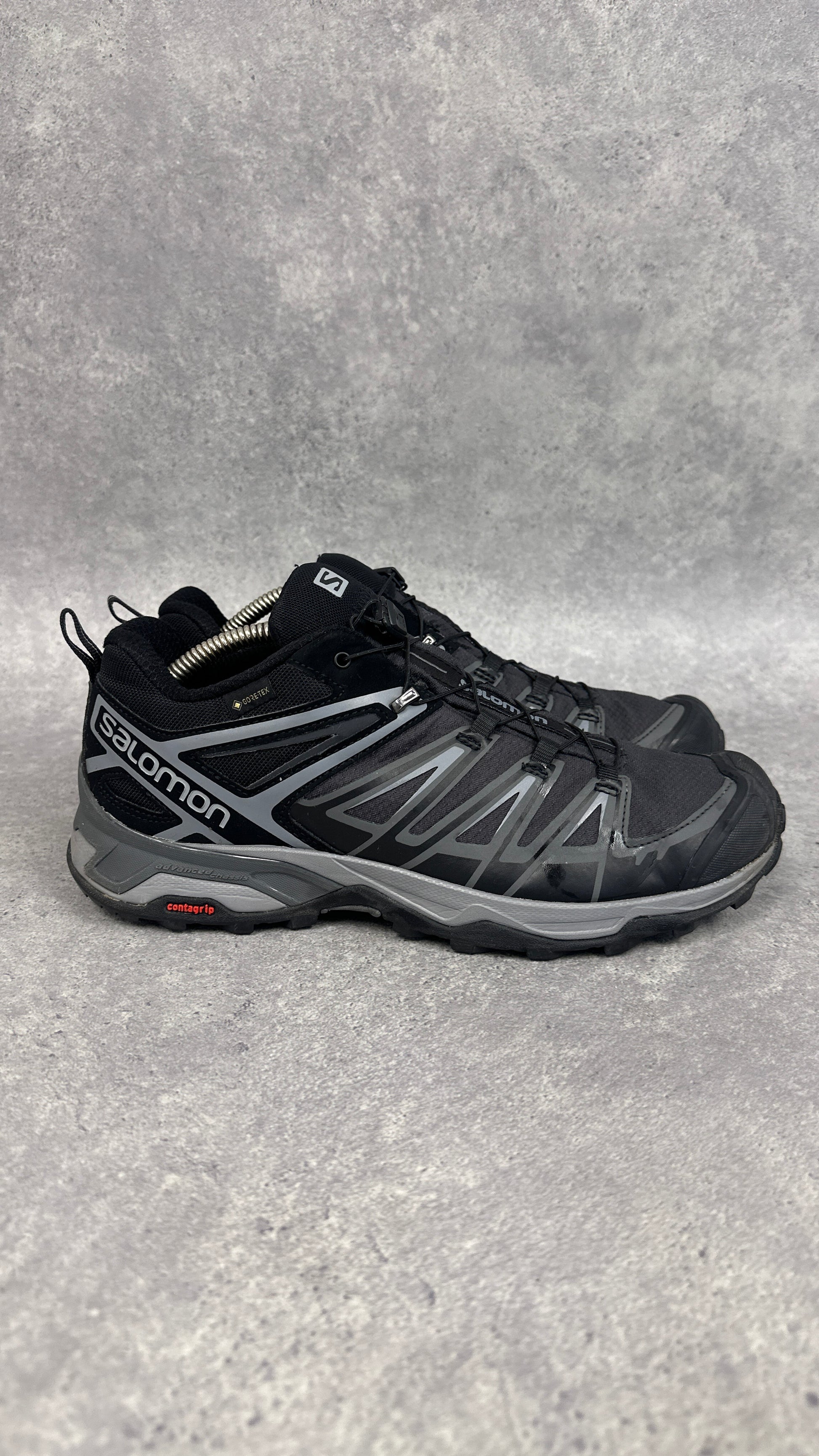 Salomon X Ultra 3 GTX Hiking Shoes Men’s UK 9 Black Grey